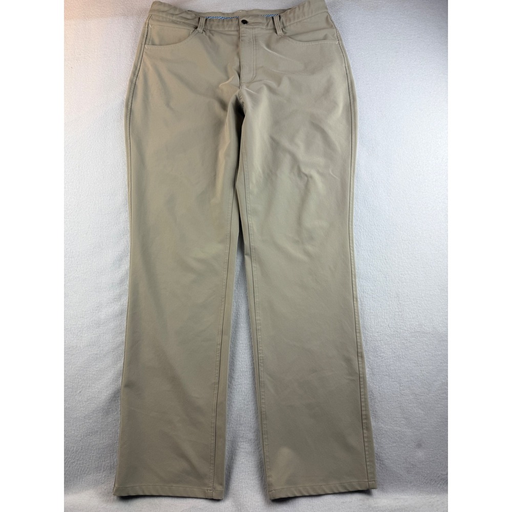 FootJoy‎ Golf Pants Performance Flat Front Khaki Stretch Men's W36 L32